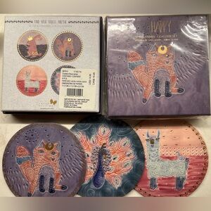 Spirit Animal Coaster Set(8) - Multicolor